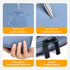 Portable Tech Organizer Travel Case for Charger, Leather Cord Organizer Bag, Waterproof Travel Cable Organizer