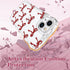 QLTYPRI 15, Bow Case for iPhone Cute Ribbon Bows Wavy Curly Frame Clear Phone Case for Girls Women, Aesthetic Bowknot