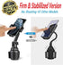 Car Cup Holder Phone Mount, Adjustable Cup Phone Holder for All Cellphones/iPhone 15 Pro Max/Mini Galaxy S23 Ultra/Plus
