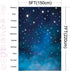 Mocsicka Starry Night Backdrops, Blue Night Sky Photo Background Birthday Party Banner Supplies 5x7ft Vinyl