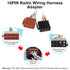 16Pin-24Pin F-150 F-250 F-350 F-450 F-550 Radio Wiring Harness Adapter Kit Compatible with Ford Explorer Lincoln