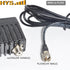 HYS TCJ-N1 400-470 13 RG58 PL259 UHF NMO Mhz Antenna with ft Coax Cable NMO to UHF Connector for Yaesu Kenwood HYT