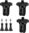 6 Pack Aluminum Camera Tripod Adapter, 1/4"-20 Conversion Mounts for GoPro Action Cameras and Standard Accessories