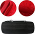 co2CREA Hard Travel Case for JBL Charge 4 / JBL Charge 5 Waterproof Bluetooth Speaker (Black Outside, Red Inside)