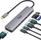 Selore&S-Global USB C Hub HDMI Adapter for MacBook Pro/Air, 7 in 1 USBC