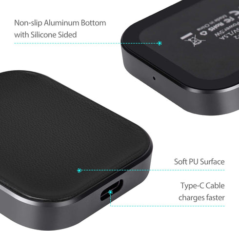 AirPods Pro Wireless Charging Station for AirPods 4 (with Active Noise Cancellation)/3rd/2nd, Black