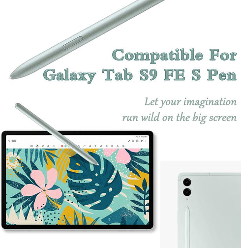 Galaxy Tab S9 FE Stylus Pen for Samsung Galaxy Tab S9 FE/S9 FE+/S9+/SM-X510, SM-X516B with Nibs - Green