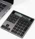HoRiMe Number Pad for Laptop - Rechargeable Wireless Number Keypad 34 Keys with