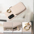 Furiet Wallet Case for Samsung Galaxy S20 FE 5G, Zipper Flip Organ Purse, Card Holder, White