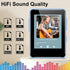 woolynew 64GB MP3 1.8 inch 512GB, Player, Bluetooth Music Player, Portable High Fidelity Lossless Music Player