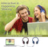 SIMOLIO Wired Headphones for Kids, Safe Volume 85dB/94dB/104dB, Over-Ear Headset with Microphone & Shareport, Blue