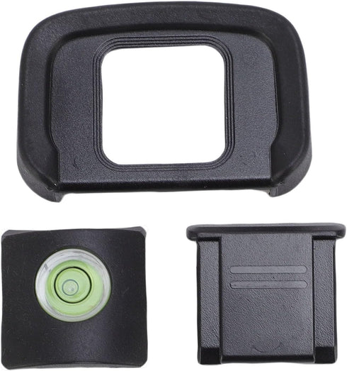BTSEURY Set 3 1 Z50 Camera Eyeshade Viewfinder Eyecup Hot Shoe Cover Bubble Level in Replacement for with ABS Silicone