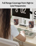 cinnkeyi 12W 2026 USB Computer Speakers Update Wooden Desktop Speakers with Dual Diaphragms, High-Fidelity Stereo