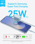 Anker 25W S24/Z 17/16 USB C Charger Block, Compact and Foldable, Supports PPS Fast Charging for Galaxy Fold/Z Flip/Tab