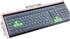 CaseBuy 104/107 Clear Desktop Computer Keyboard Cover Skin for PC Keys Standard Keyboard, Anti Dust Waterproof Keyboard