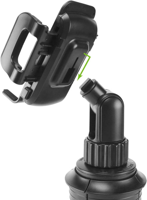 Cellet Car Phone Holder Mount, Cup Phone Holder for Apple iPhones, Samsung Galaxy, Motorola Moto Google Pixel (Fits