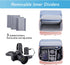 MOSISO Camera Case Crossbody Shoulder Messenger Bag, DSLR/SLR/Mirrorless Photography Vintage PU Leather Flap Gadget Bag