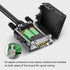 DB9 Female Breakout Connector, 9PIN Port Solderless RS232 D-SUB Serial Adapter with Screw Terminals