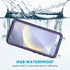 Lanhiem for Samsung Galaxy S24 Case, IP68 Waterproof Dustproof, Rugged Shockproof Cover with Built-in Screen Protector