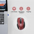 TECKNET Rechargeable Wireless Mouse, 2.4G Silent Mouse, 6 Adjustable DPI, Cordless Computer Mouse for Laptop (Red)