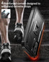 Dexnor Heavy Duty Case for Samsung Galaxy S22 Plus, Black, with Built-in Screen Protector & Kickstand, Shockproof