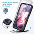 Lanhiem Moto G Power 5G 2024 Case, IP68 Waterproof Dustproof with Built-in Screen Protector, Black/Gray