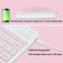 Bluetooth Wireless Keyboard and Mouse Combo, Ultra-Slim Ergonomic Small Rechargeable Bluetooth Keyboard Mouse Set for
