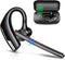 New bee Bluetooth Headset Wireless Earpiece with 500mah Charging Case, 80h Playtime and Noise Cancelling