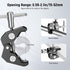 NEEWER 9.8"/25cm Adjustable Magic Arm with Super Clamp, Compatible with SmallRig Camera Cage, Max Load: 4.4lb