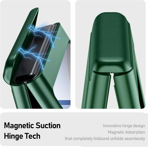 Shop Motorola Razr Plus Case - Ultra Thin Matte PC, Built-in Screen Protector, Magnetic Hinge Protection (Green) 2023.