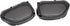 Motorcycle Speaker Grills Cover for Harley Road Glide FLTRX FLTRK FLTRI FLTRUSE FLTRXSE 1998-2013, Black, 1 Pair