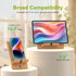 Pezin & Hulin Cell Phone Tablet Stand, Bamboo Wooden Smart Phone Desktop Charging Dock Holder for Pad, Phone 8 Plus X