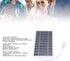2 Solar Panel Power Bank, Monocrystalline Silicon USB Outputs High Efficiency Portable Phone Charger, with Compact Size