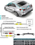 GLK Car Backup Camera - HD Rear View License Plate Backup Camera with Wide View Angle and Night Vision