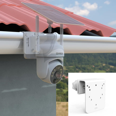 Koroao Gutter Mount Compatible with SEHMUA RBX-S73 Solar Security Camera, for SEHMUA 2K
