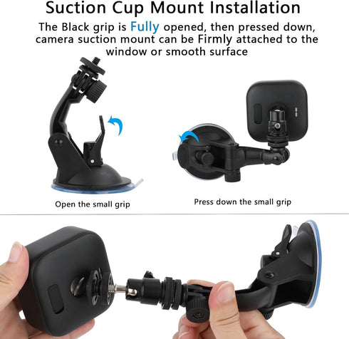 Suction Cup Mount for Blink Outdoor 4, Blink Outdoor 3rd Gen, Blink Mini, No Tools, 2 Pack