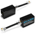 2-Pack RJ11 to RJ45 Adapter, Phone Line to Ethernet for Landline, Fax, DSL Modem Connection (Black, Made in USA)