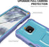 DUOPAL Military Grade Protection Case for Motorola Moto G Power 2021, Shockproof with Tempered Glass Protector (Blue)