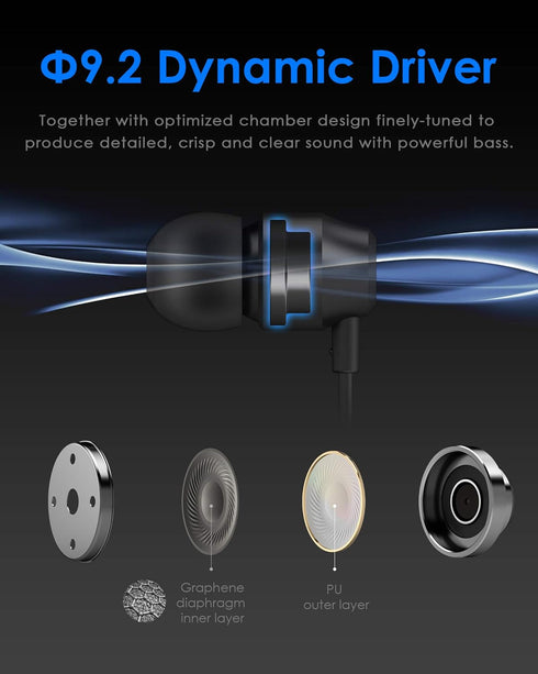 PALOVUE MFi Certified Lightning Earbuds with Microphone, Compatible with iPhone 14, 13, 12, 11 Pro Max, iPad - Metallic