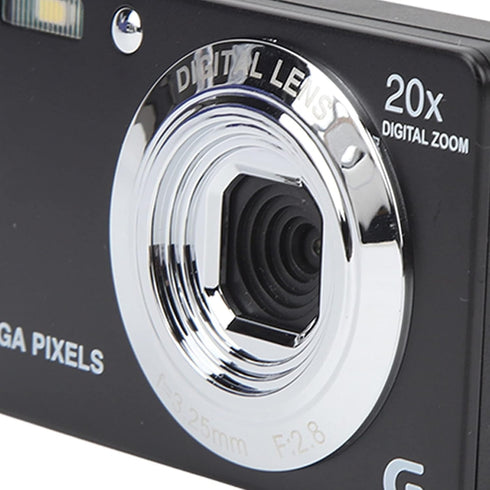 ciciglow 4K 56MP 20x 2.7 128GB Digital Camera, Digital Zoom Camera, in Travel Camera, Built in Flash, Support Up