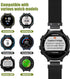 NotoCity Nylon Forerunner 735XT Band, Forerunner 235 Smartwatch Band, Forerunner 630/620 Strap, Approach S6