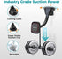 APPS2Car Magnetic Phone Holder for Car, Dashboard Windshield Phone Holder Mount with Flexible Arm & Built-in Strong
