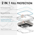 Ultra Look - Fullife 2 in 1 Compatible with Apple Watch Case Series 6 44mm, Waterproof Screen Protector, Front & Back
