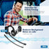Bluetooth Phone Headset Wireless with Noise Cancelling Microphone, Open Ear Air Conduction Headphones with Mic for