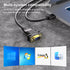USB to RS232 Serial Adapter with FTDI Chipset, USB 2.0 to Male DB9 Cable for Windows and Mac OS (6ft)