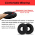 4 Pack Foam Ear Pads Replacement Cushions for Plantronics Headset, Compatible with HW251N 510 520 Blackwire 3210 3220