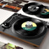Facmogu 45 RPM Record Adapter, 7 Inch Vinyl Solid Aluminum Adapter for Turntables