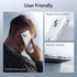 ESR Air Armor Case for iPhone 14/13, Clear, Military-Grade Protection, Shockproof Corners, Yellowing-Resistant Acrylic.