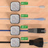 Sparkly Diamond Cord Organizer Holder, 6 Pack Magnetic Desk Cable Clips, Strong Adhesive Wire Charger Holder