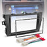 NuIth Double DIN Radio Installation Dash Kit W/Radio Wire Harness for 2009-2013